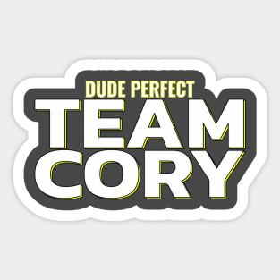 The Team Cory Tee Sticker